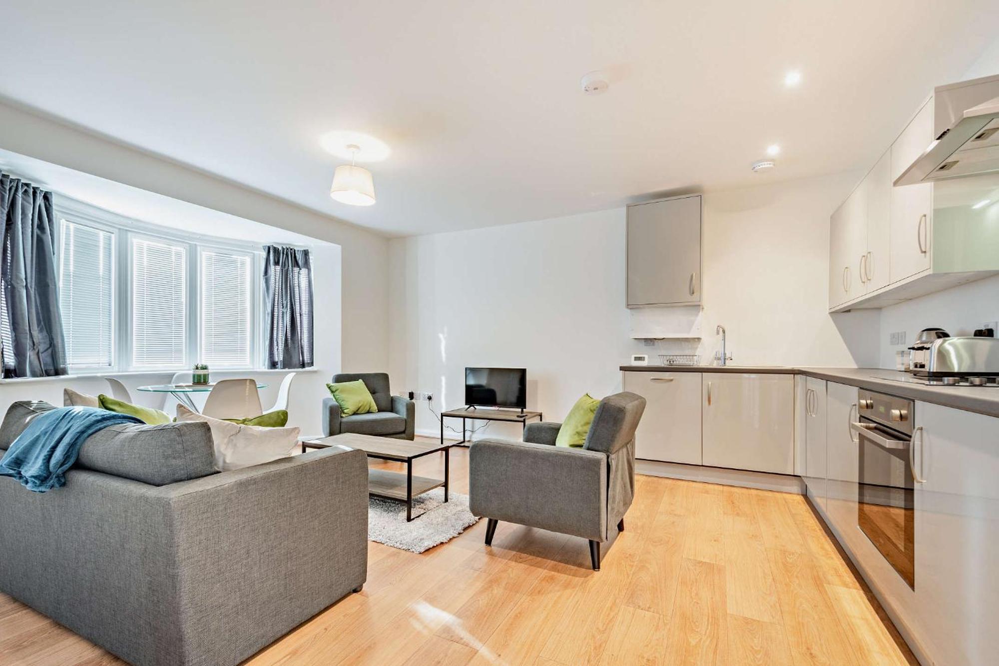 Modern, City Living Apartments- Private Parking Оксфорд Екстериор снимка